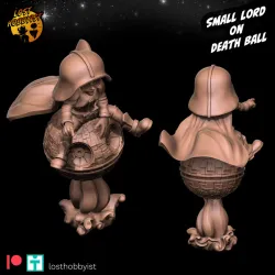 small Lord with a big Dark Helmet