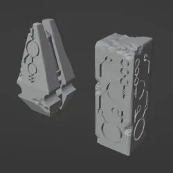 Small Necron Obelisks (or Objective Markers)