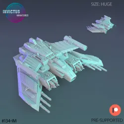 Space Assault Aircraft / Space Bomber / Roving Vehicle / Alien War Construct / Steampunk Battle Robot / Cosmic Invasion Army / Cyberpunk Machine / Sci-Fi Encounter
