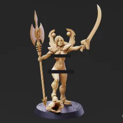 Space Elf Warmancer - Pose 1 + Pinups