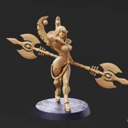 Space Elf Warmancer - Pose 2 + Pinups