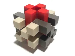 Square Knot / Plus 2 - Interlocking puzzles by Stewart Coffin (STC #9 & #57)