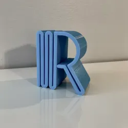 Squiggly Letter R