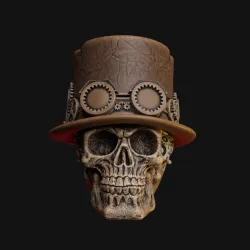 Steampunk Skull