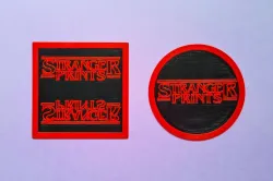 Stranger Prints coasters - no-MMU and customizable
