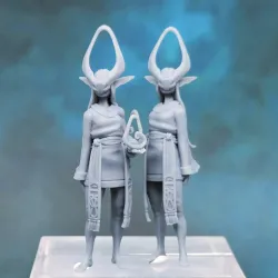 Stygian Void Mage Twins - Eshraq & Isra, Children of Ydris (Pre-supported)