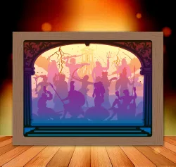 The 12 Olympian Gods (Twelve Olympians) lightbox
