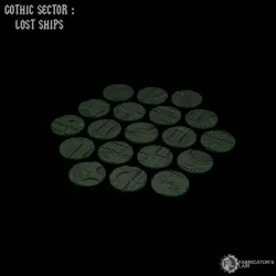 Tombship - 248 ROUND AND OVALE SCI-FI BASES 17 SIZES