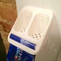 Toothbrush / Toothpaste Holder
