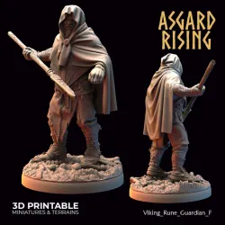 Viking Rune Guardians of the Raven Clan /EasytoPrint/ /Pre-supported/
