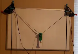 Whiteboard Vertical Drawbot (No Counter-weight) (WIP)