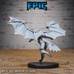 Winged Glider Pilot Levi Running / Steampunk Construct / War Tech / Battle Robot / Flying Cyberpunk Soldier