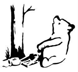 Winnie-the-Pooh stencil 6