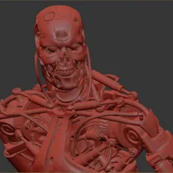 XTerminators T-800 Endoskeleton T1 V2 High Detal