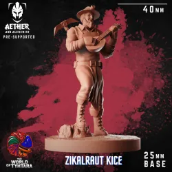 Zikalraut Kice - Bard, Half-Orc