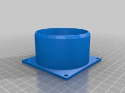 3inch to 80mm fan adapter, suitable for snapmaker 2 enclosure ducting