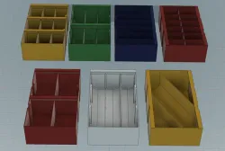 Allit Basic 33 / Allit VarioPlus Hobby 33 drawer insert ( Aldi Workzone, Lidl Parkside) Kleinteilemagazin Schublade