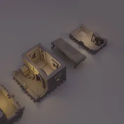 Arabian Merchant House - Tabletop Terrain - 28 MM