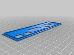 ASUS STRIX B250F GAMING IO Plate
