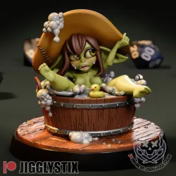 Bath Time Goblin Girl