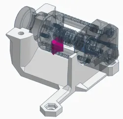 Bear Exxa Phaetus or Triangle Labs Dragon Hotend Rigid no-turn Cover