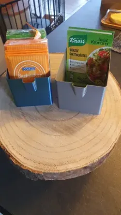 Behälter für Backpulver, Tütensuppen etc. | Container for baking powder, packet soups and more!