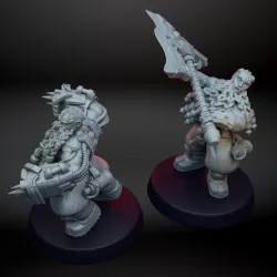 Berserkers of evil dwarfs