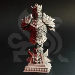 BUST: Human Warrior King - King Trendium