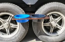 Customizable Water Dish Holder - Travel Trailers/RVs - Single or Dual Dish