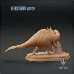 Deinocheirus mirificus : Using a dead tree to scratch