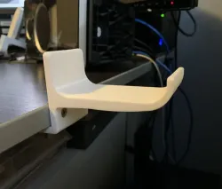 Desk Edge Headphone Hook