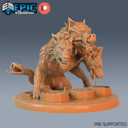 Devil Warlord & Cerberus Team C / Hell General & Three Headed Hellhound / Demon Warrior / Hades Guard Dog / Evil Lord / Abyss Encounter