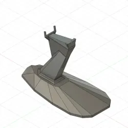 Diecast Aircraft Display Stand 1:400 Scale - Cradle Type