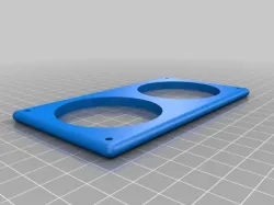 Dual 2" Gauge Plate