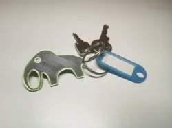 Elephant for keychain