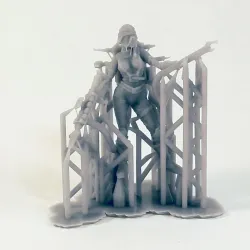 Elite ‘Cartoon’ Combat Technicians, Female Pose 1