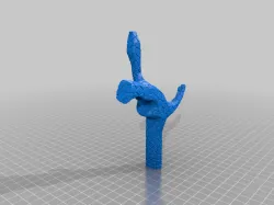 Fencing Visconti Pistol Grip with Voronoi Emboss and Lattice Structure