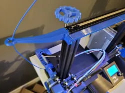 Filiment guide attatchment for LED bar (Ender 3)