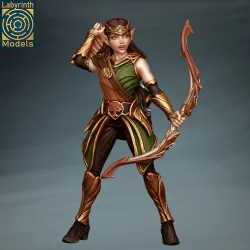 Forest Elf Archers - 32mm scale