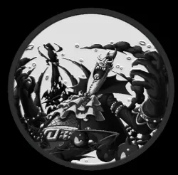 gecko moria one piece coasters