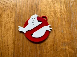 Ghostbusters logo keychain