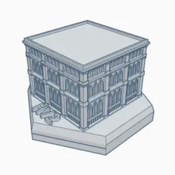 Gothic Building HMSG101 Hex Map Scale