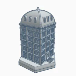 Gothic Building HMSG104 Hex Map Scale
