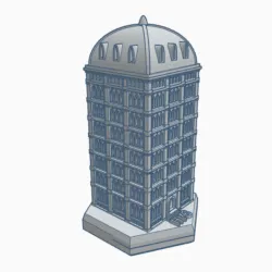 Gothic Building HMSG106 Hex Map Scale