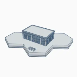Gothic Building HMSG108 Hex Map Scale