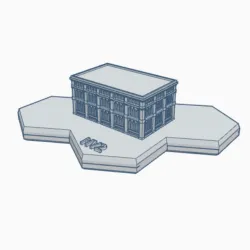 Gothic Building HMSG109 Hex Map Scale
