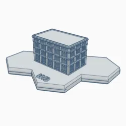 Gothic Building HMSG110 Hex Map Scale