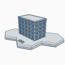 Gothic Building HMSG111 Hex Map Scale
