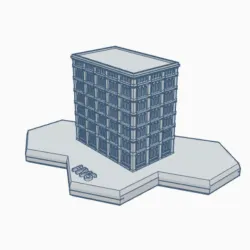 Gothic Building HMSG113 Hex Map Scale
