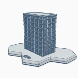 Gothic Building HMSG115 Hex Map Scale